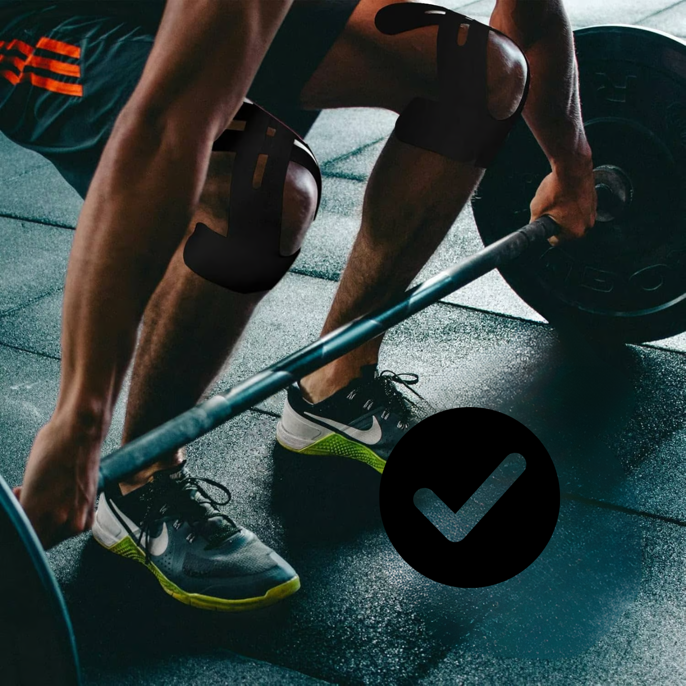 Wsparcie na kolano Aktivkine Kinesiotape | Silne wsparcie podczas sportu i rehabilitacji