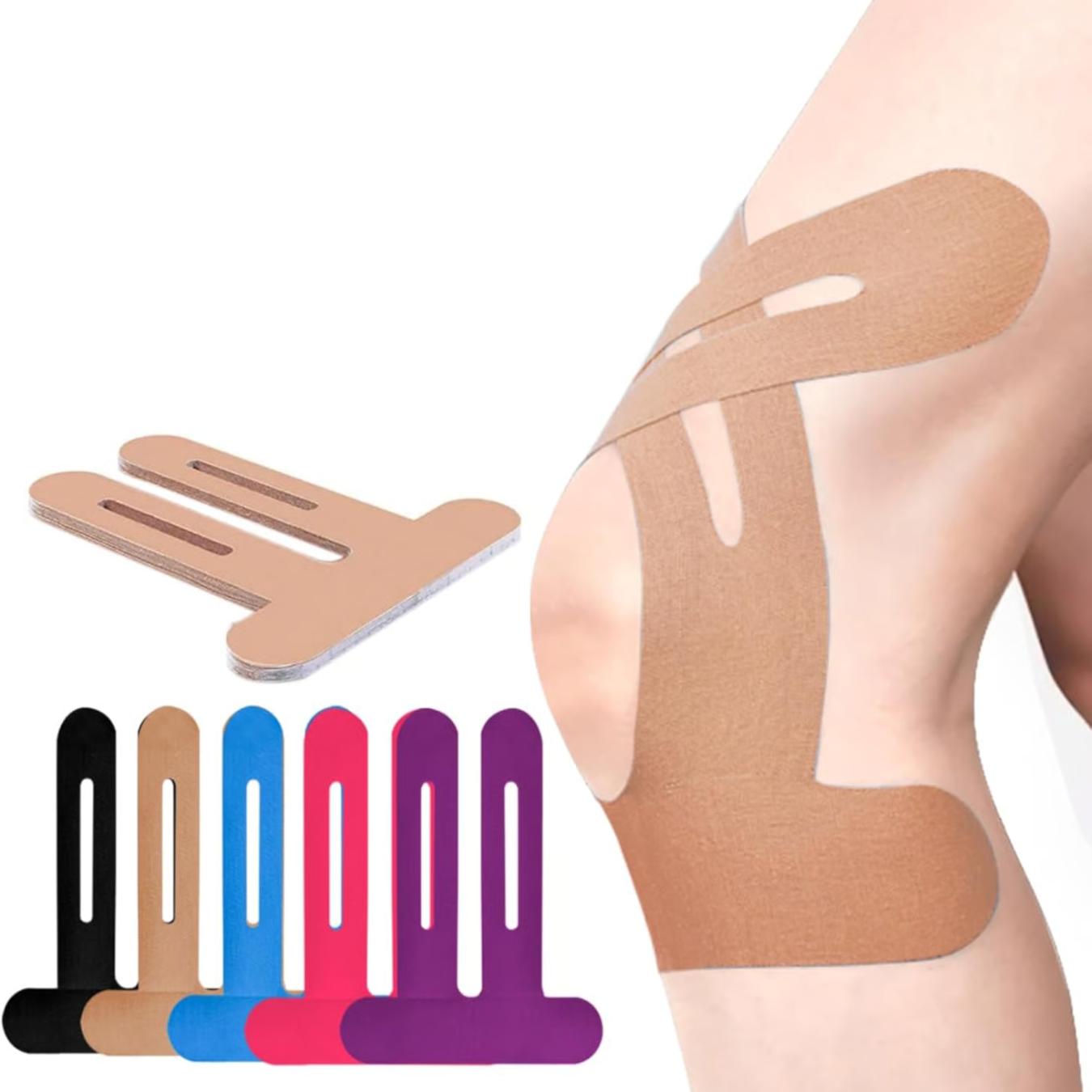 Wsparcie na kolano Aktivkine Kinesiotape | Silne wsparcie podczas sportu i rehabilitacji