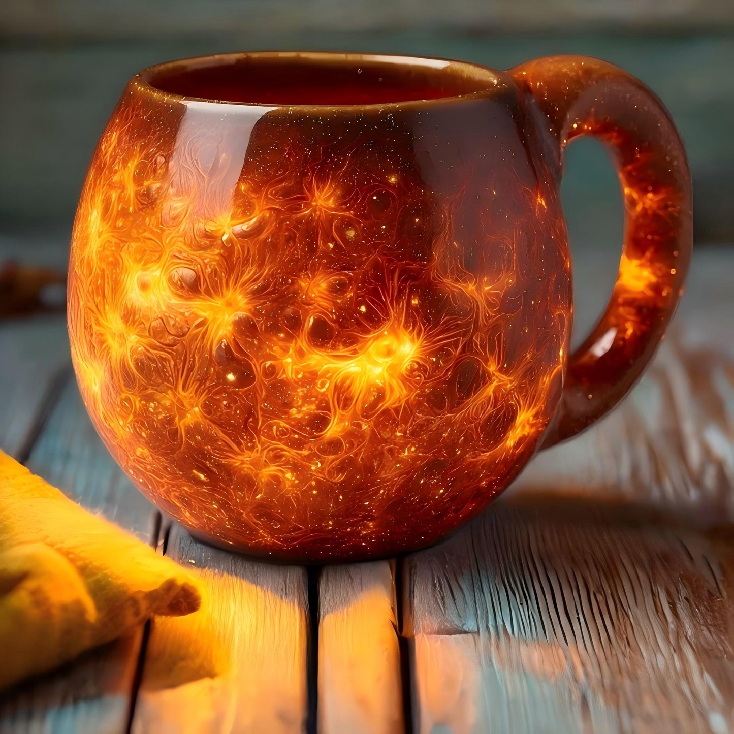 🌋 Kubek Lava Glow™ — Poczuj Moc Ognia i Ziemi w Każdym Łyku