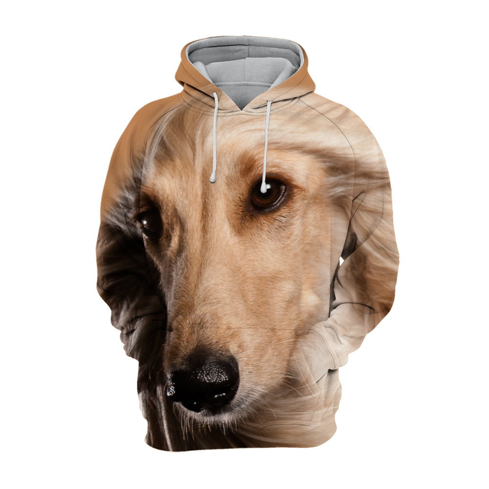 Unisexowy Kaptur dla Psów | Afghan Hound