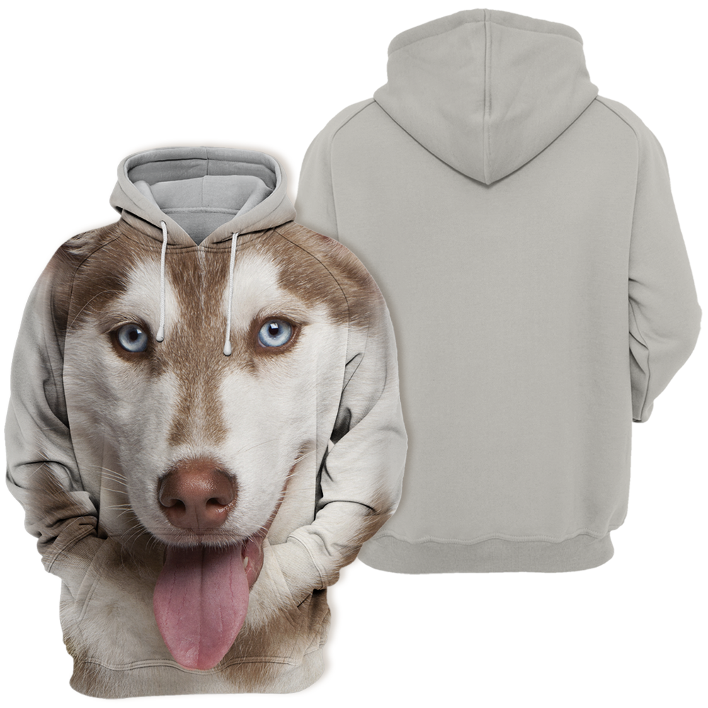 Unisex Hoodie dla psów | Szczeniak Alaskan Husky