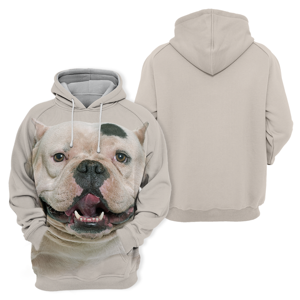 Unisexowy Kaptur dla Psów | Uśmiech American Bully Pitbull