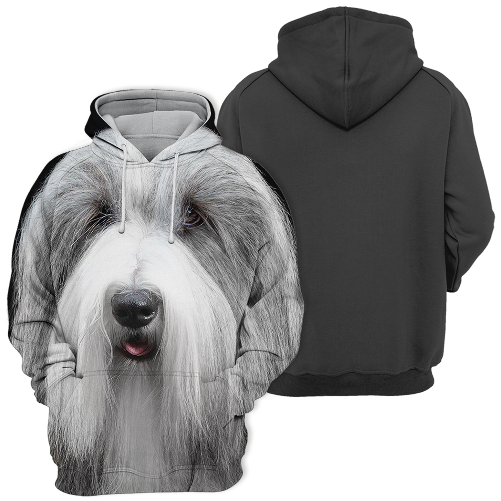 Unisexowy Kaptur dla Psów | Bearded Collie