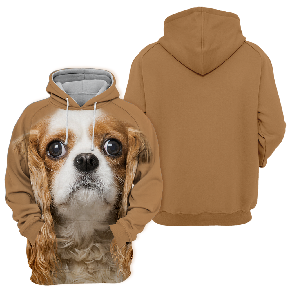 Unisex Hoodie dla psów | Uroczy Cavalier King Charles Spaniel