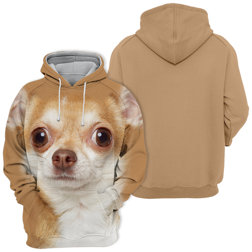 Uniseksowy Kaptur dla Psów | Uroczy Chihuahua