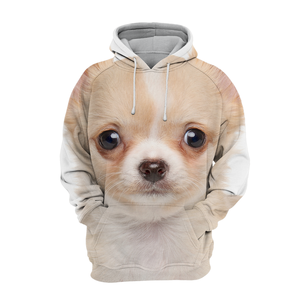 Unisexowy Kaptur dla Psów | Uroczy Chihuahua