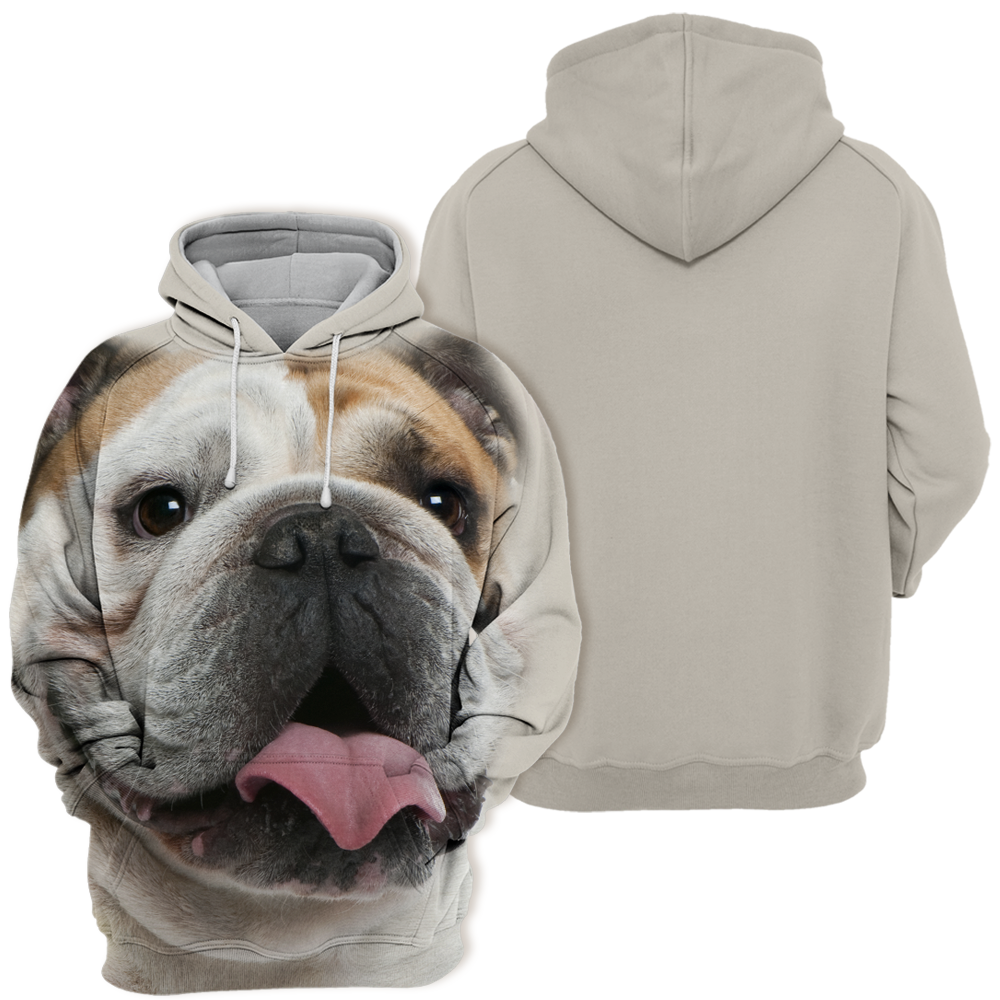 Unisexowy Kaptur dla Psów | Bulldog Angielski