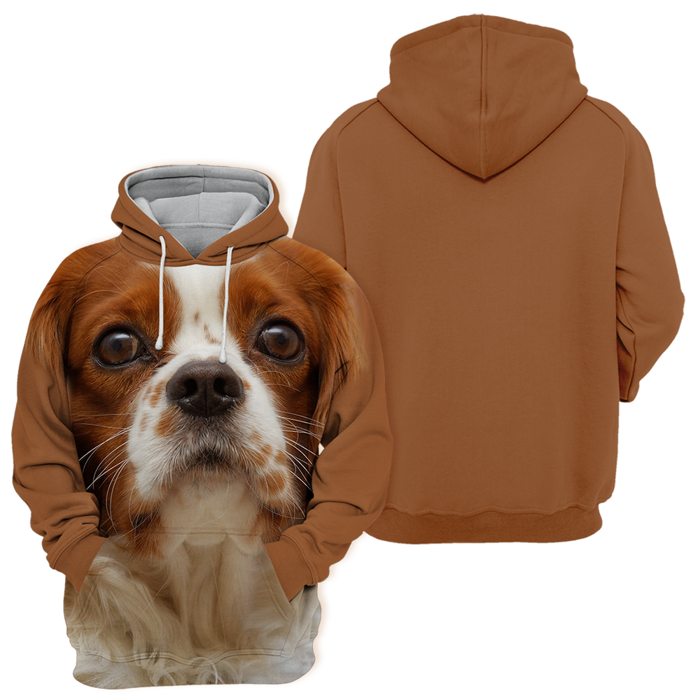 Unisexowy Kaptur dla Psów | King Charles Spaniel English Toy