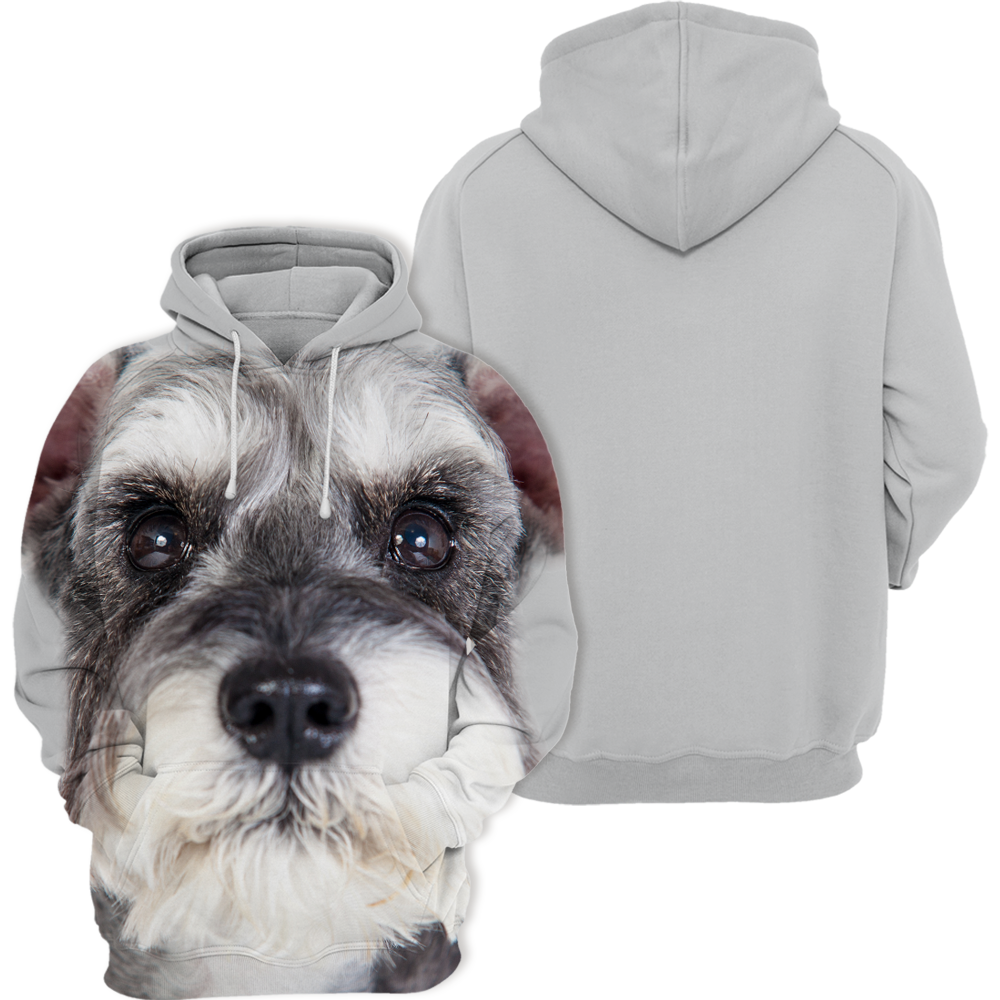 Unisexowy Kaptur dla Psów | Miniaturowy Schnauzer