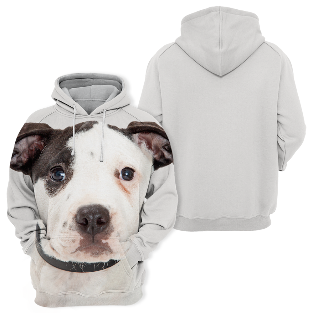Unisexowy Kaptur dla Psów | Szczeniak Pit Bull Terrier