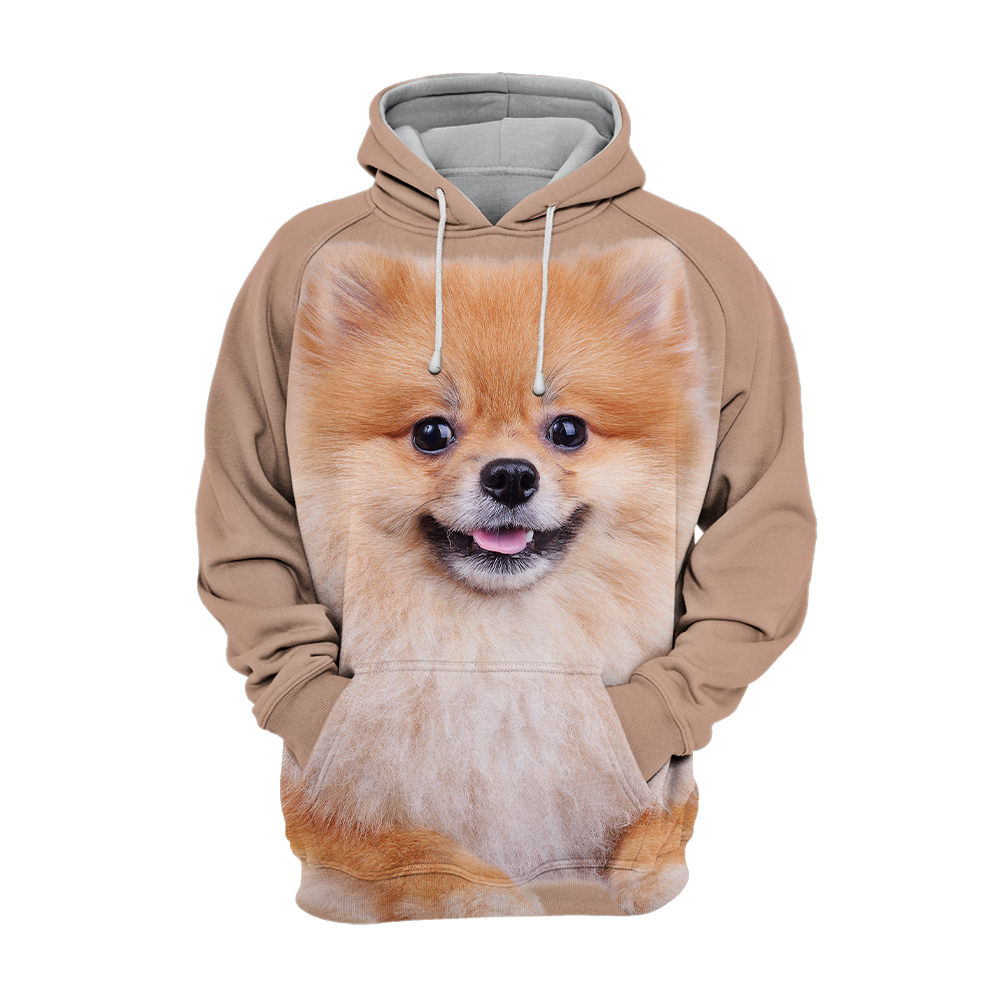 Unisexowy Kaptur dla Psów | Pomeranian