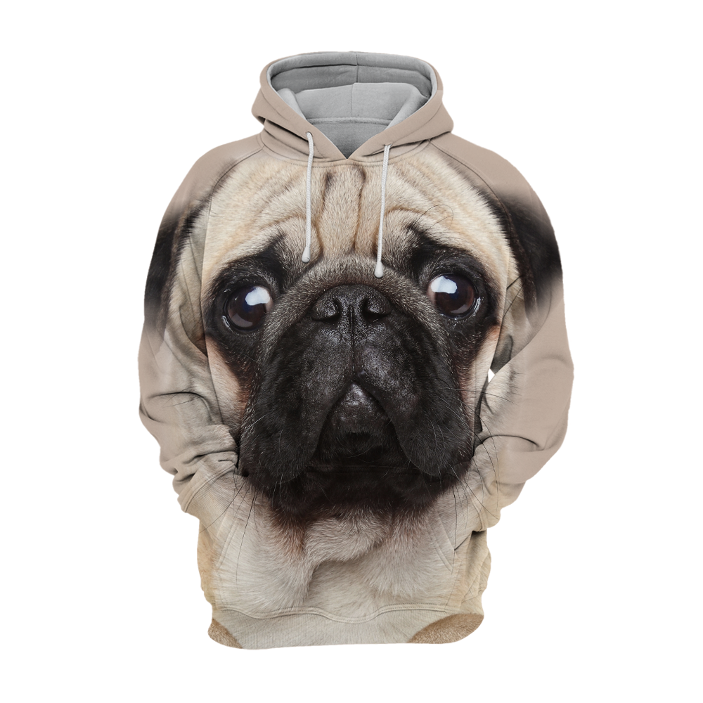 Unisexowy Kaptur dla Psów | Pug