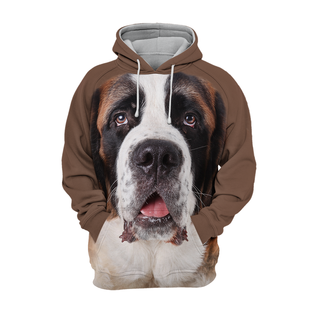 Unisexowa Bluza dla Psów | Uroczy Saint Bernard