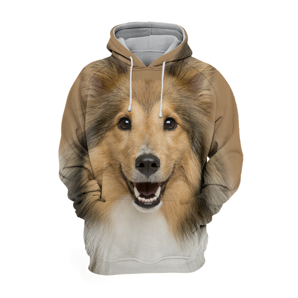 Unisexowy Kaptur dla Psów | Shetland Sheepdog Sheltie