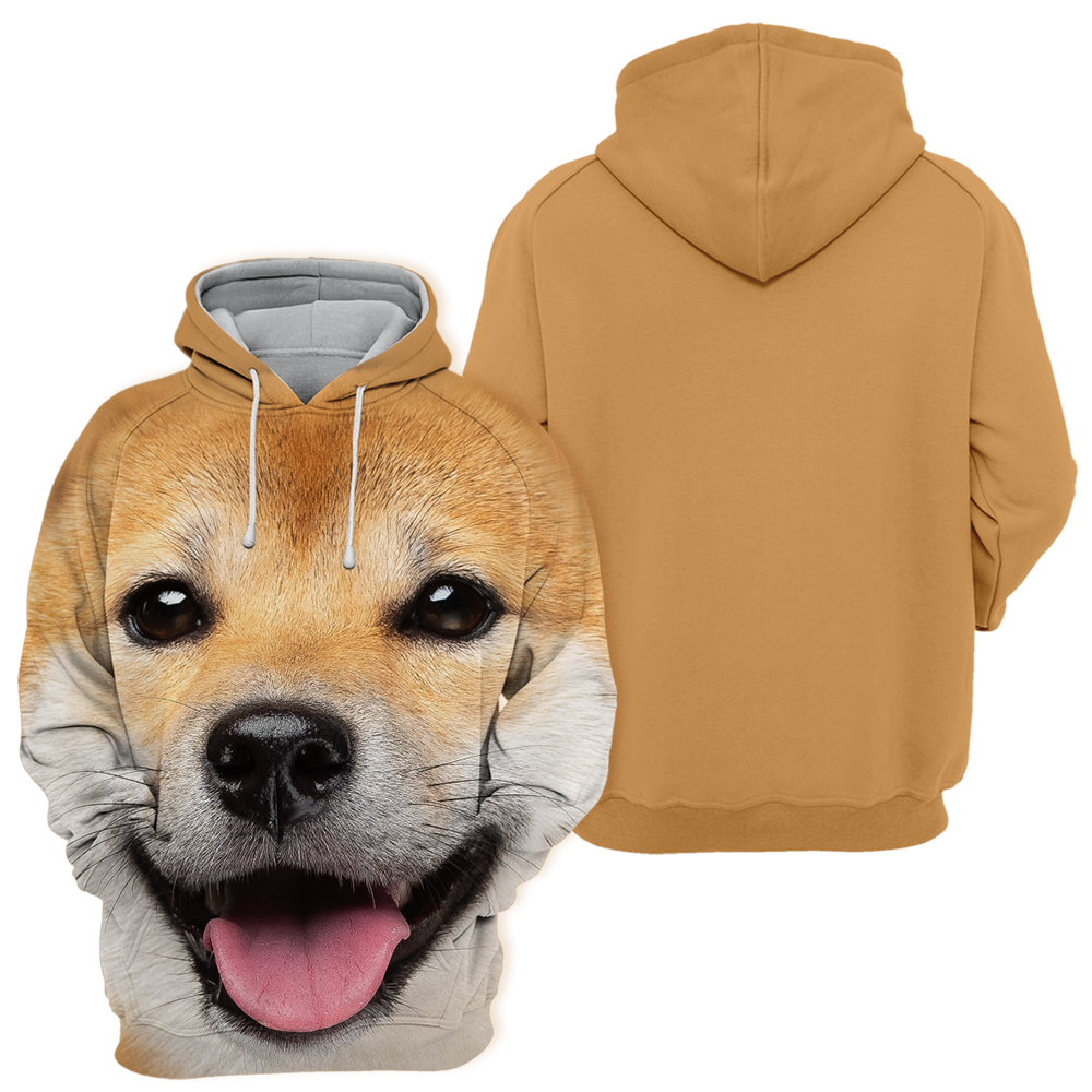 Unisexowy Hoodie dla Psów | Shiba Inu Akita Szczęśliwy