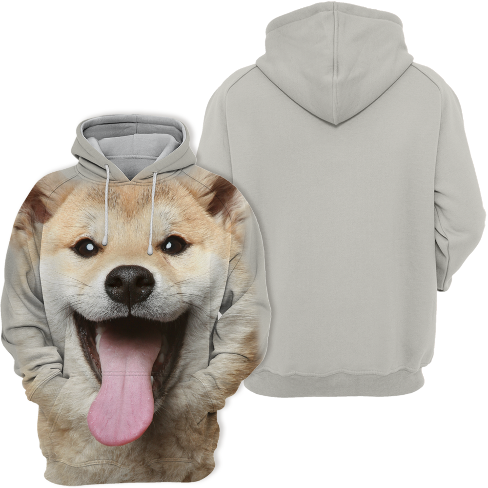 Unisexowy Hoodie dla Psa | Shiba Inu Akita Śmiech