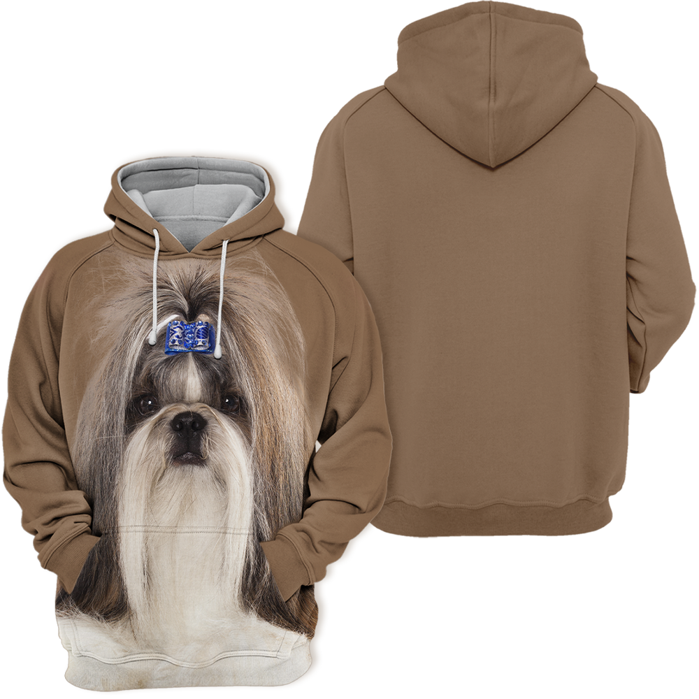 Unisexowy Kaptur dla Psów | Shih Tzu Cichy