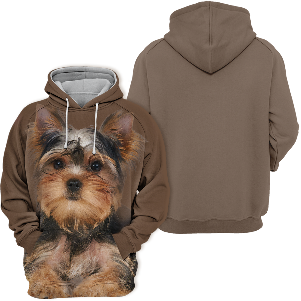 Unisex Hoodie dla psów | Yorkshire Terrier Yorkie Cichy