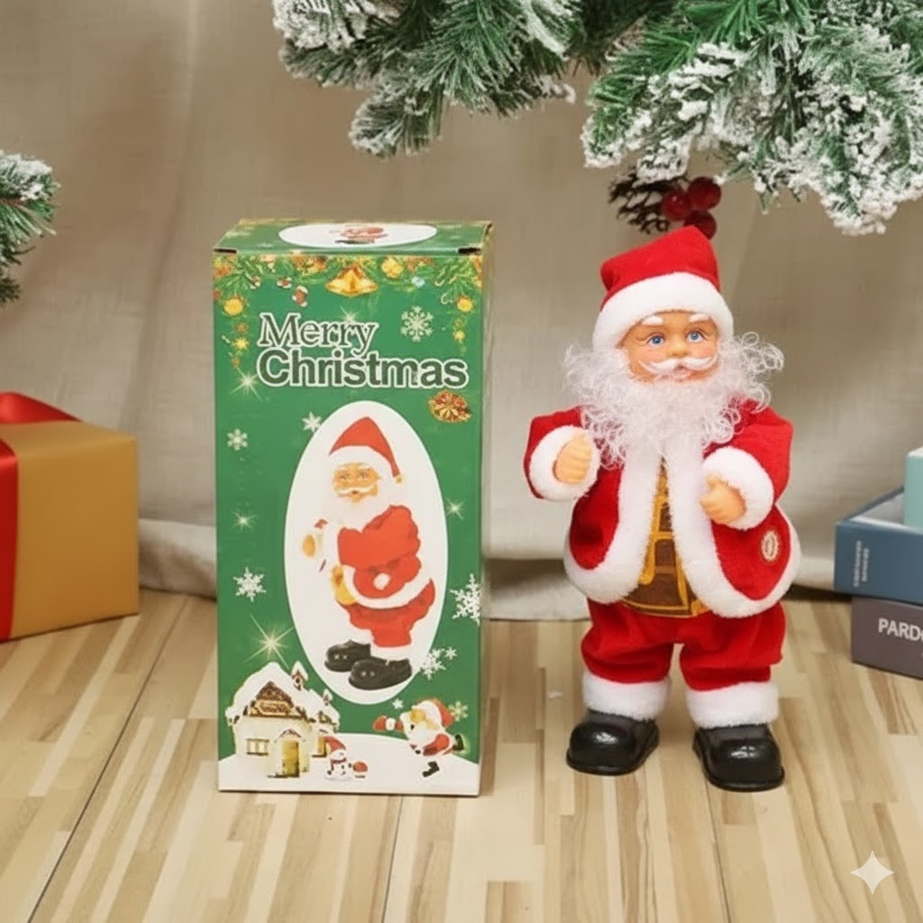 Wspinający się Święty Mikołaj, Śpiewający i Tańczący