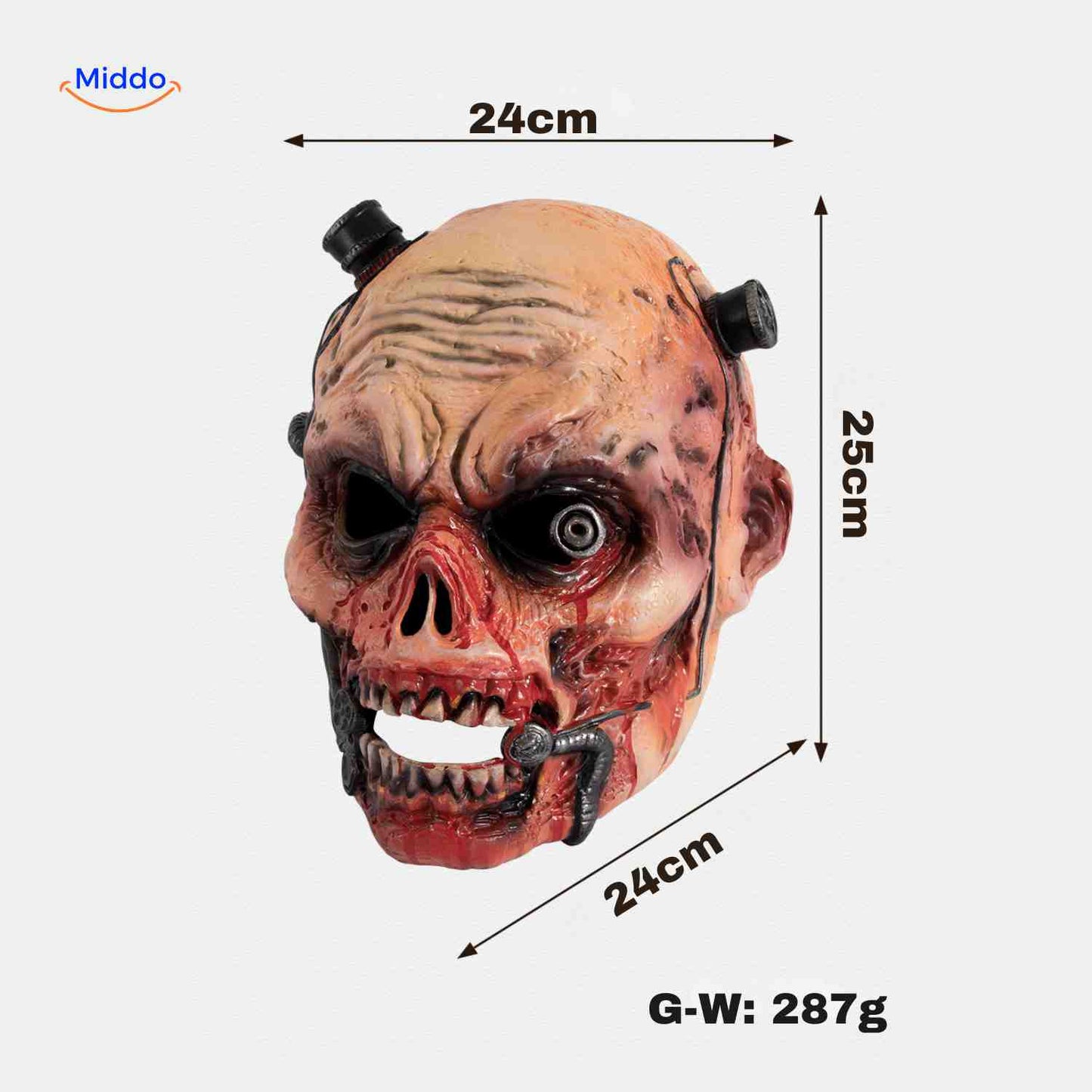 Zombiora™ Maska | Realistyczna, Wygodna & Idealna na Halloween