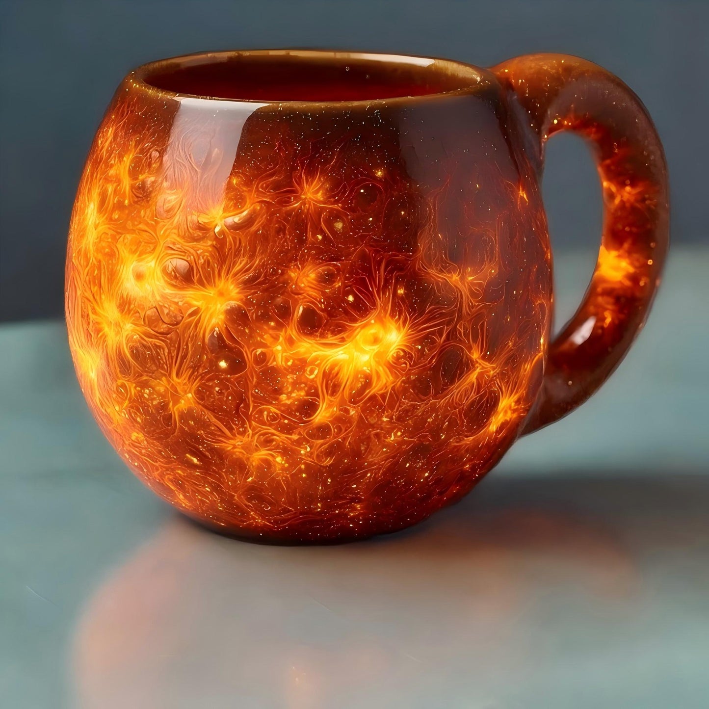 🌋 Kubek Lava Glow™ — Poczuj Moc Ognia i Ziemi w Każdym Łyku