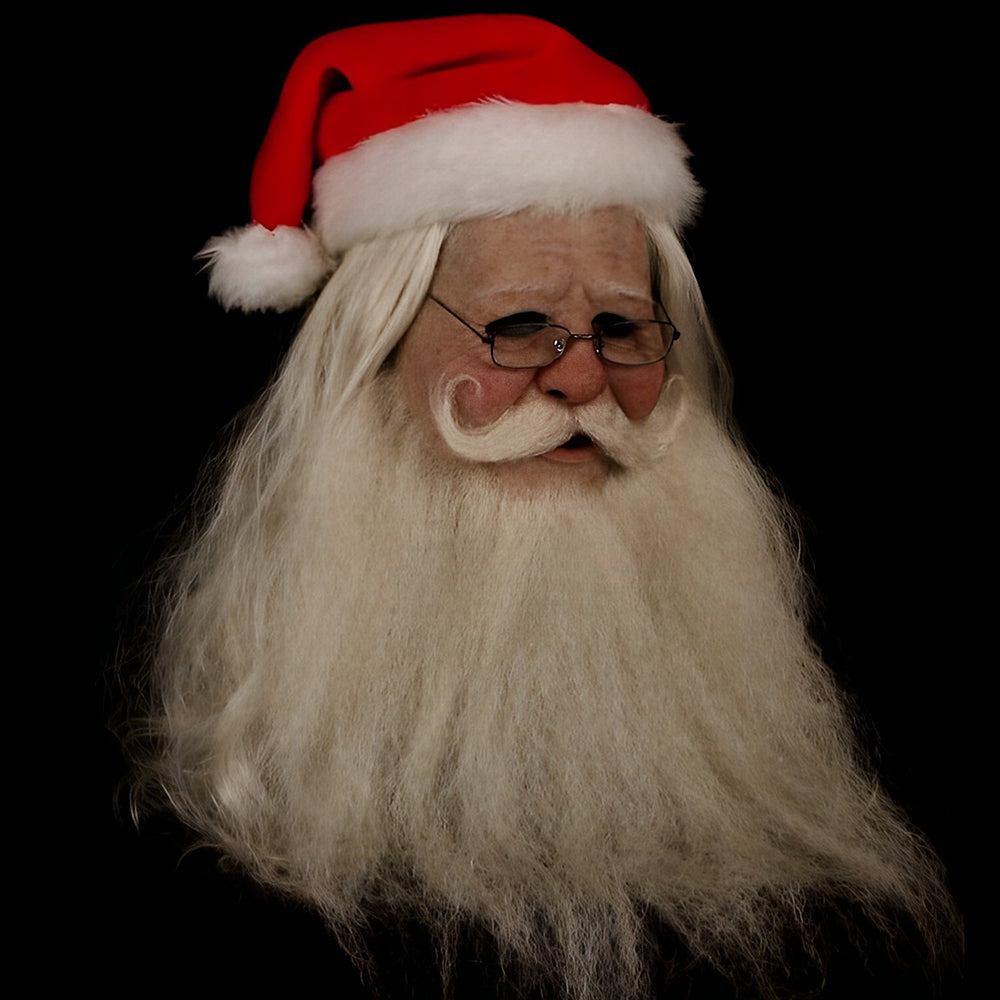 Realistyczna Maska Starego Człowieka – Maska Lateksowa na Halloween i Cosplay z Ruchomą Mundą