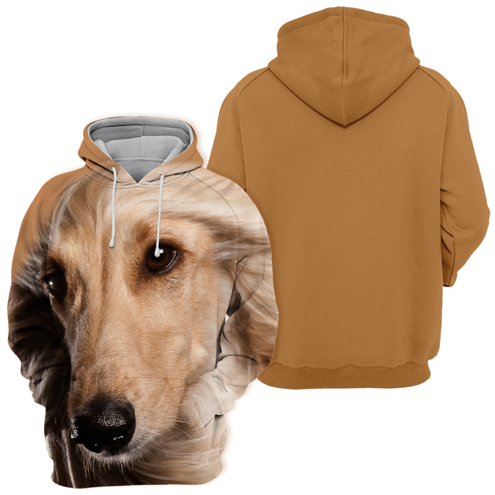Unisexowy Kaptur dla Psów | Afghan Hound