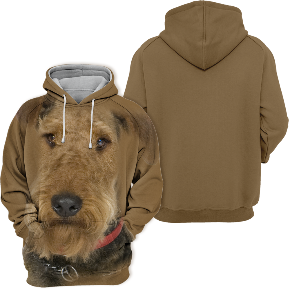 Unisexowy Kaptur dla Psów | Airedale Terrier