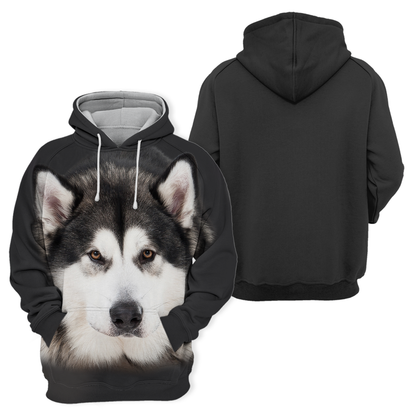 Unisexowy Kaptur dla Psów | Alaskan Husky Cichy