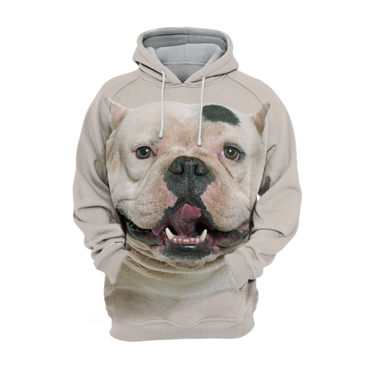 Unisexowy Kaptur dla Psów | Uśmiech American Bully Pitbull