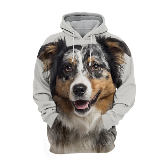 Unisexowy Kaptur dla Psów | Australian Shepherd Szczęśliwy