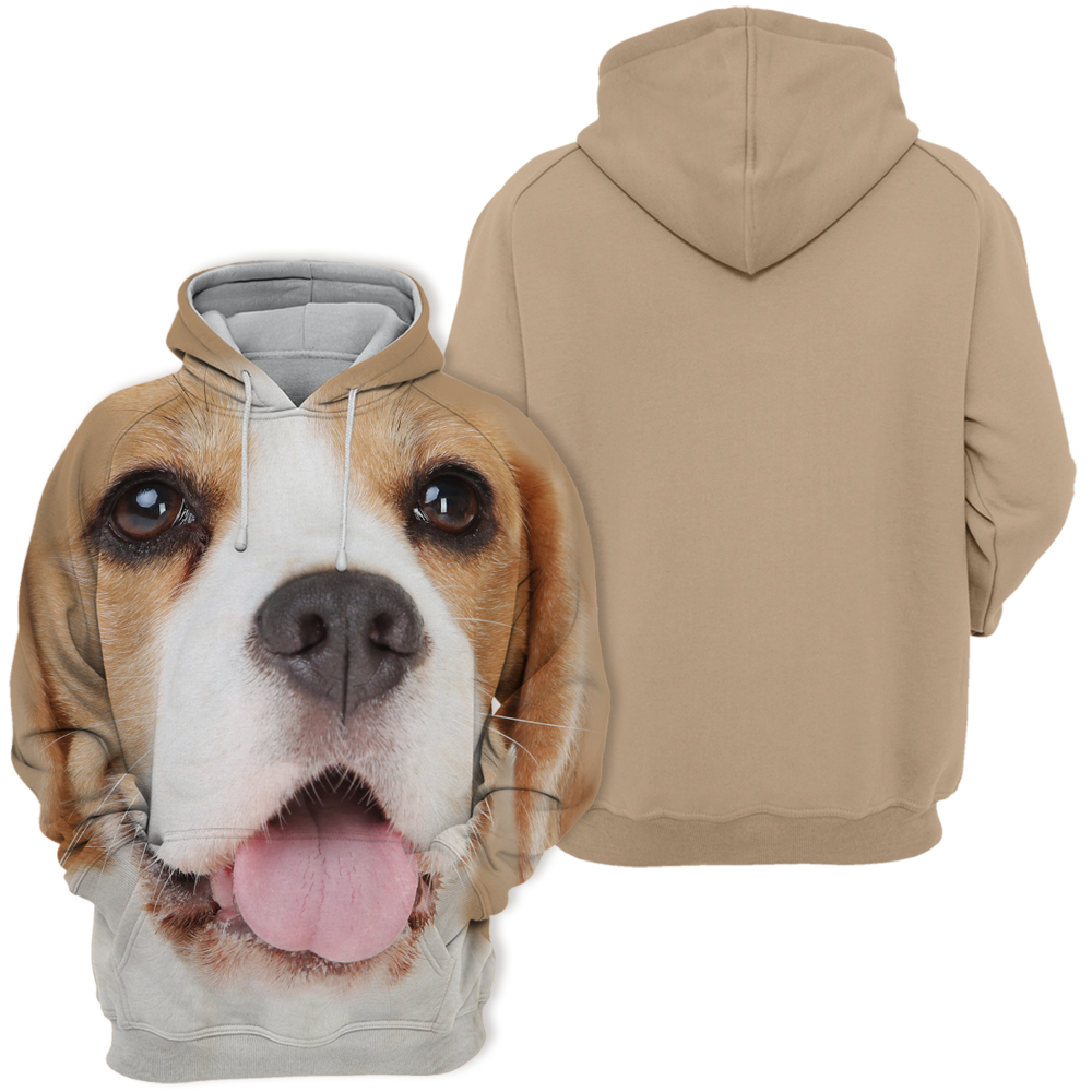 Unisexowy Hoodie dla psów | Wygląd Beagle
