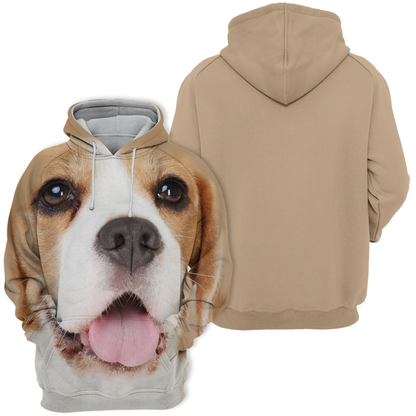 Unisexowy Hoodie dla psów | Wygląd Beagle