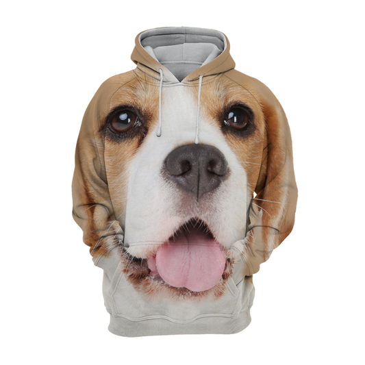 Unisexowy Hoodie dla psów | Wygląd Beagle