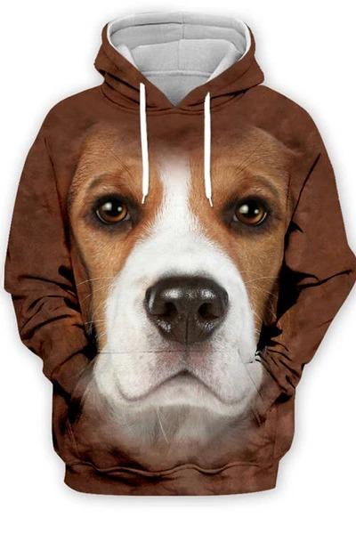 Unisexowy Kaptur dla Psów | Beagle