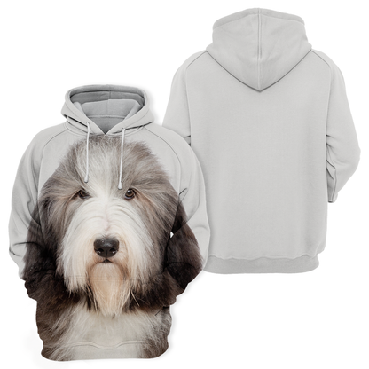 Unisexowy Kaptur dla Psów | Bearded Collie