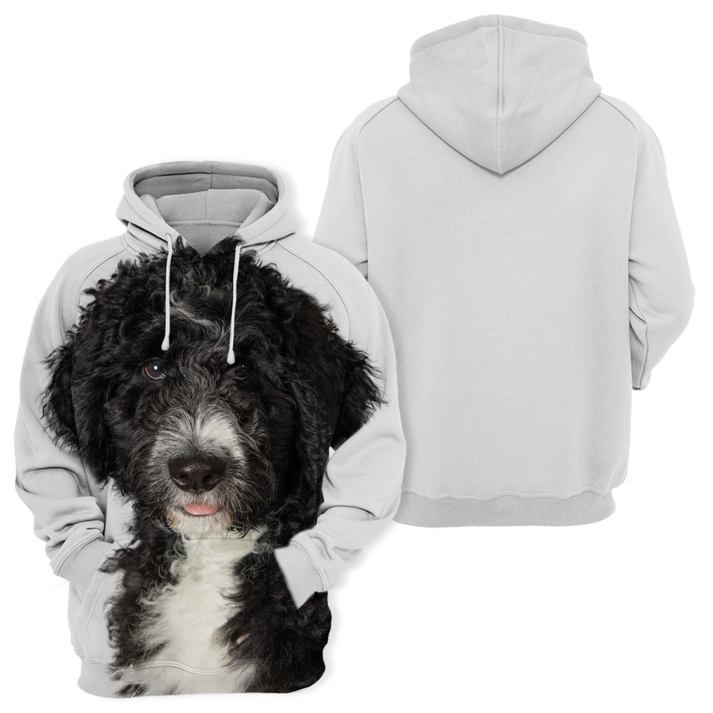 Unisex Bluza dla Psów | Bernedoodle Czarna