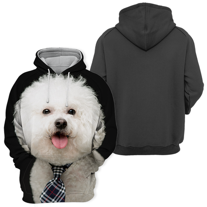 Unisexowa Bluza dla Psów | Bichon Frise