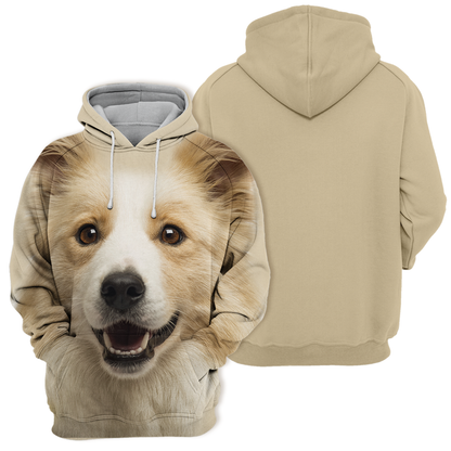 Unisexowy Kaptur dla Psów | Szczeniak Border Collie