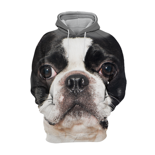 Unisexowy Hoodie dla Psów | Boston Terrier