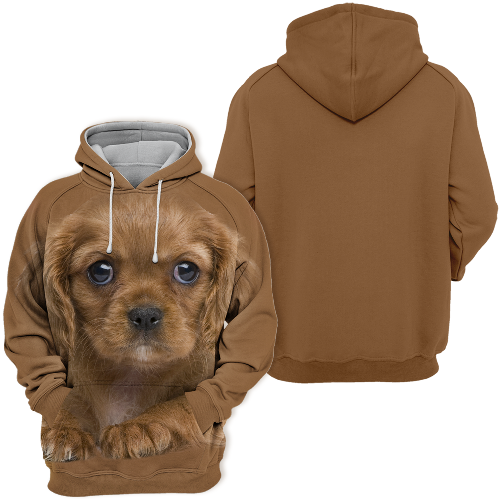 Unisexowy Kaptur dla Psów | Uroczy Cavalier King Charles