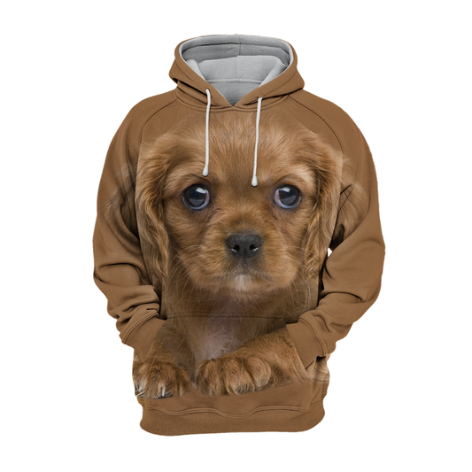 Unisexowy Kaptur dla Psów | Uroczy Cavalier King Charles