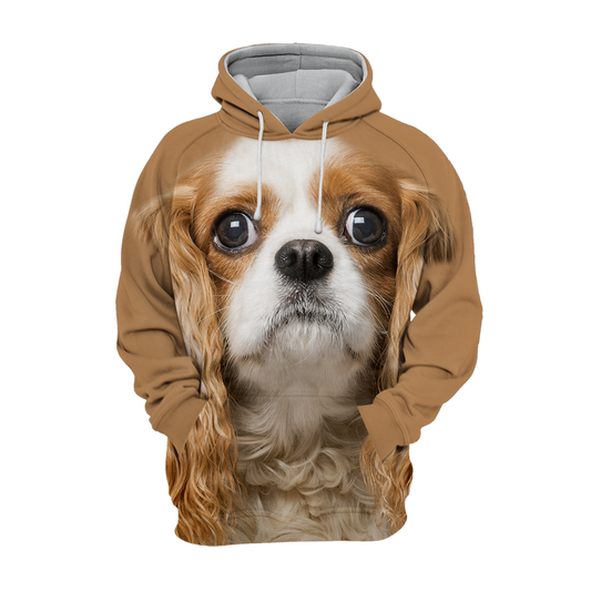 Unisex Hoodie dla psów | Uroczy Cavalier King Charles Spaniel