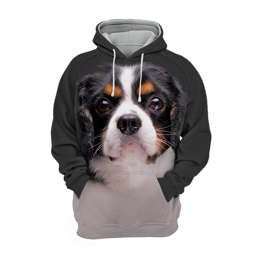 Unisexowy Kaptur dla Psów | Uroczy Cavalier King Charles Spaniel