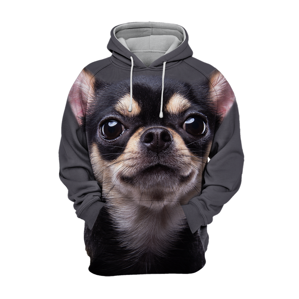 Unisexowy Kaptur dla Psów | Śmieszny Chihuahua