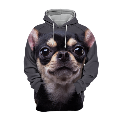 Unisexowy Kaptur dla Psów | Śmieszny Chihuahua