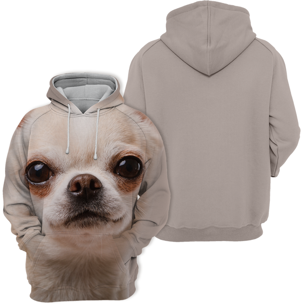 Unisexowy Kaptur dla Psów | Wygląd Chihuahua