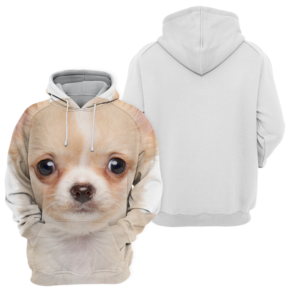 Unisexowy Kaptur dla Psów | Uroczy Chihuahua