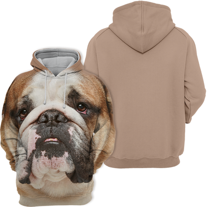 Unisexowy Hoodie dla Psów | Bulldog Angielski / Pitbull