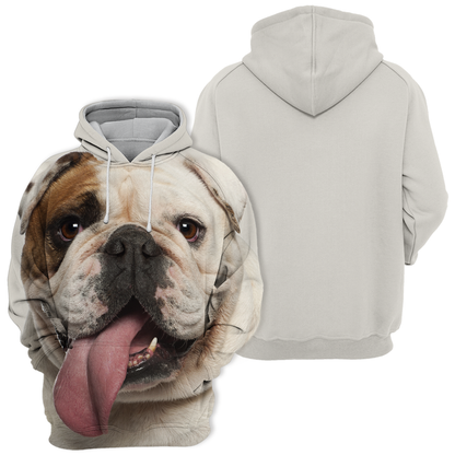 Unisex Bluza dla Psów | Angielski Bulldog Pitbull Psotny